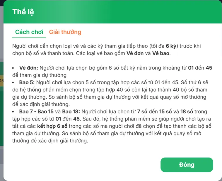 Mega 645 VaoBet Cơ Hội Trúng Jackpot Lên Tới 50 Tỷ Đồng Mỗi Ngày