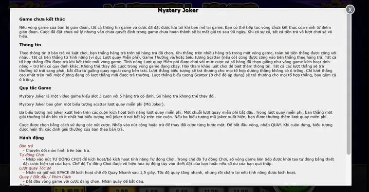 Khám Phá Bí Ẩn Đầy Lôi Cuốn Tại Game Nhanh Mystery Joker Tại Vaobet Mỗi Ngày
