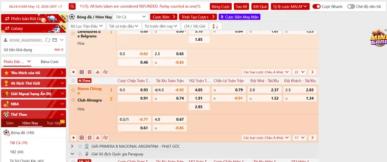 Hướng Dẫn Cá Cược Thể Thao SABA Sports Tại VaoBet Đỉnh Cao Cho Mọi Game Thủ
