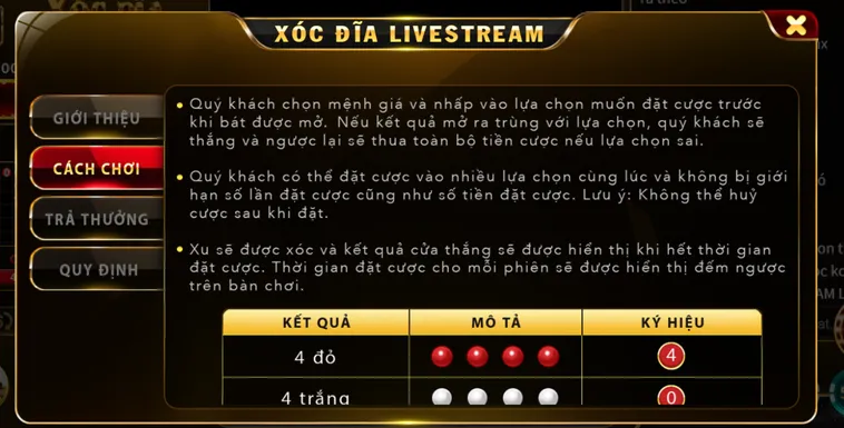 Trải Nghiệm Đỉnh Cao Xóc Đĩa Live Tại VaoBet Với Tỷ Lệ Thắng Cực Khủng